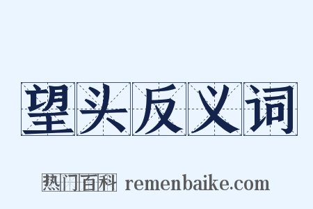 望头反义词是什么意思的图片